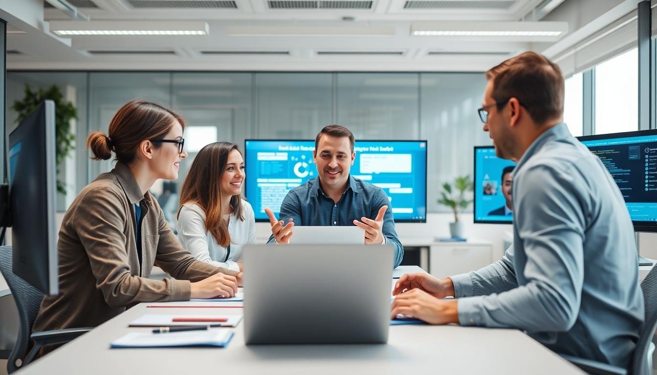 Strategic planning session for AI software and workshop